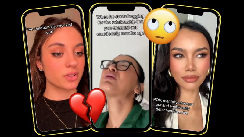 'Prob toxic': TikTokkers are admitting they 'checked out' of relationships before ending it fr 
