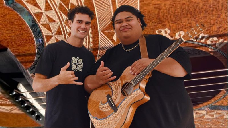 Māori Artist Customises Guitar For American Idol Winner Iam Tongi with A Tribute To His Dad