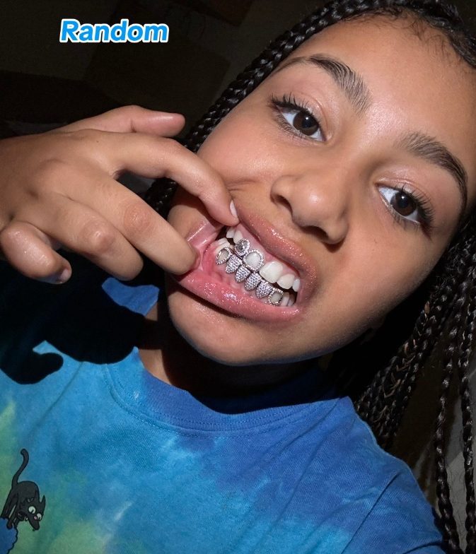 North West with new diamond grill
