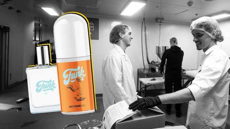 Funky fellas: These 18yo mates launched their own NZ deodorant brand after getting sick of Lynx