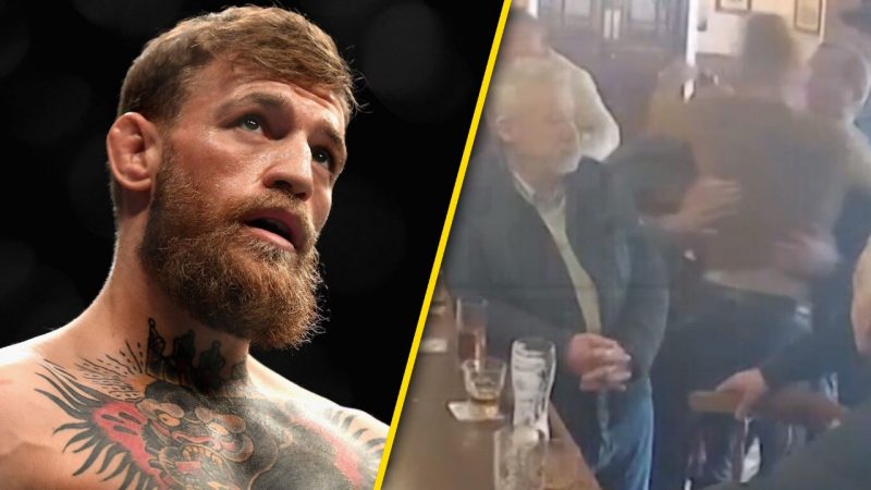 WATCH: Video shows Conor McGregor punching man in pub over whiskey dispute