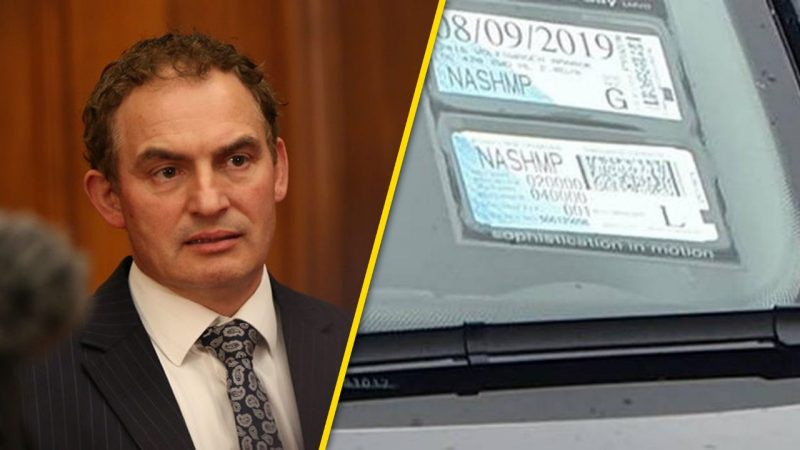 NZ Minister of Police caught driving with an expired rego