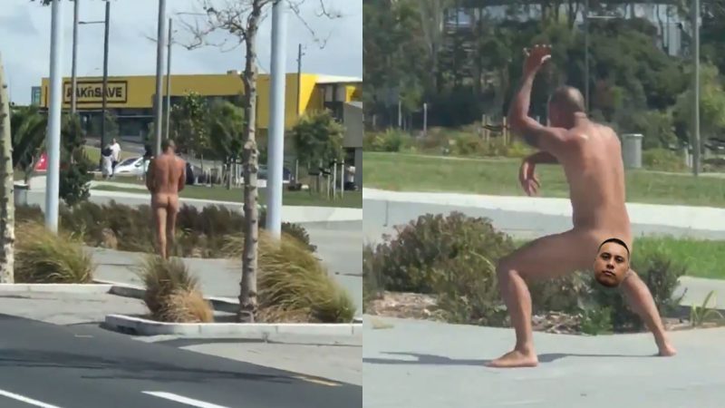 WATCH: Video of random naked guy spotted roaming around West Auckland goes viral