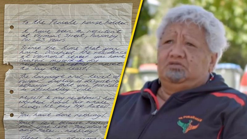 Māori woman living in Ponsonby victim of racial abuse by neighbours after receiving hateful letter
