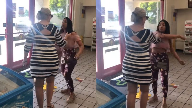 WATCH: US Woman gets slapped after telling Native American to 'go back to her own country' in racist rant