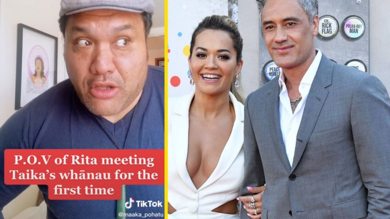 WATCH: TikToker hilariously acts out Rita Ora meeting Taika Waititi's Māori whānau