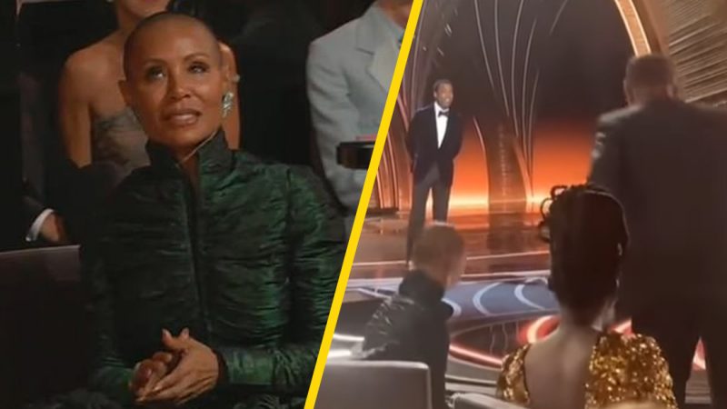 New footage shows Jada Pinkett Smith laughing after Will Smith slaps Chris Rock