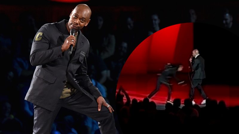 Footage shows Dave Chappelle being attacked while performing on stage