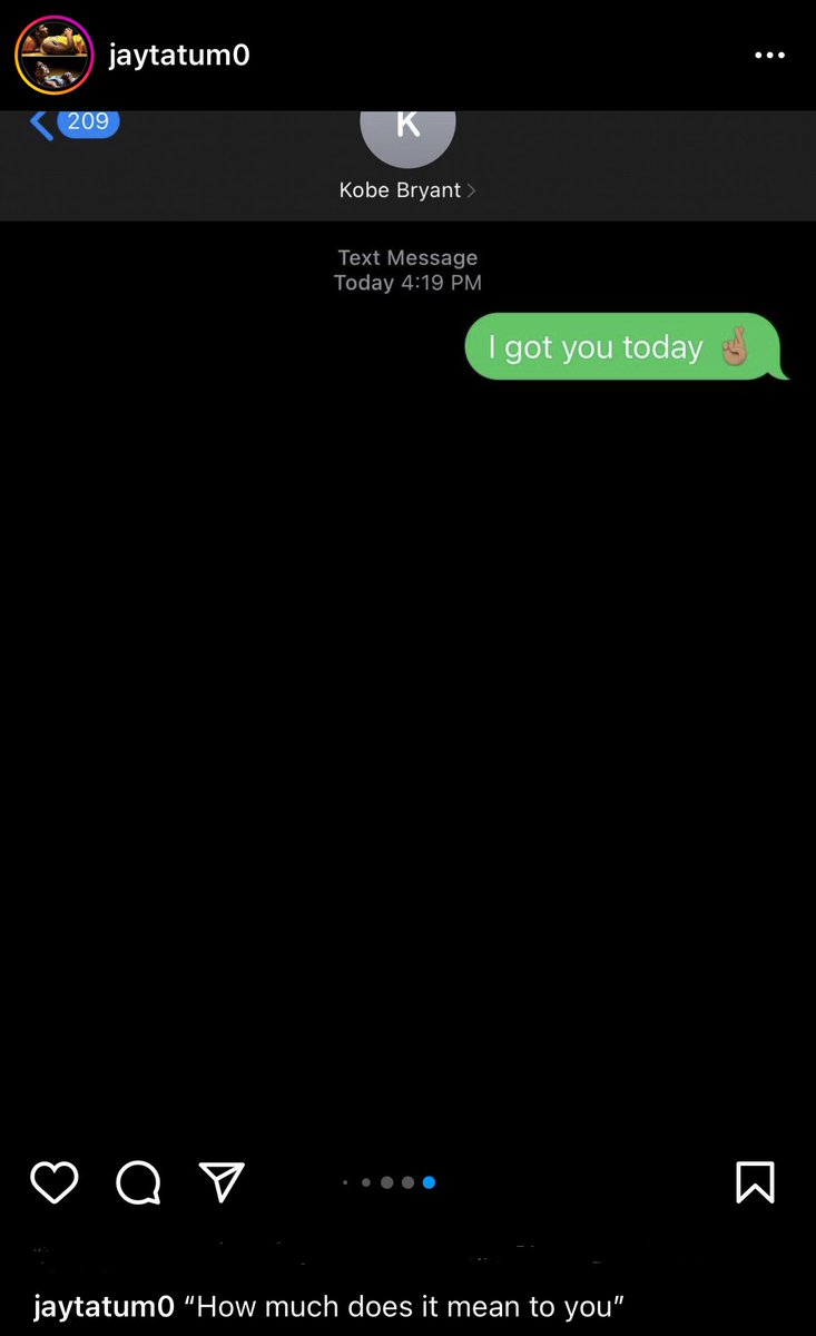 Jayson Tatum reveals text he sent to his late hero Kobe Bryant before Game 7 win 