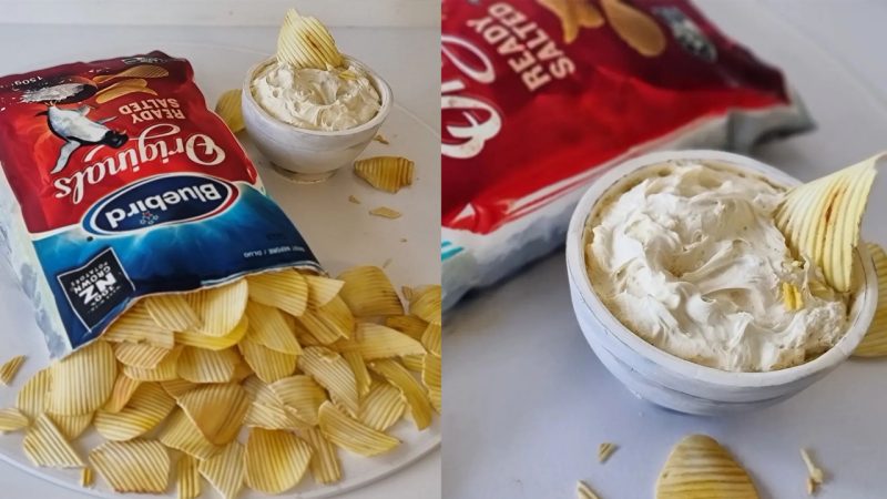 Kiwi baker creates incredibly realistic cake that looks exactly like Bluebird chips and dip