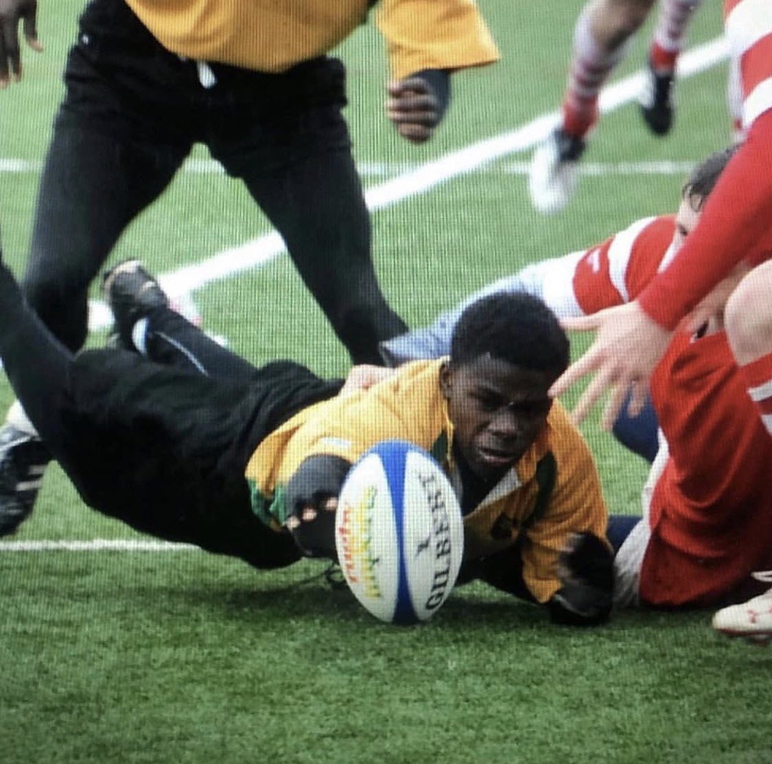 Throwback to that time when DaBaby use to play rugby