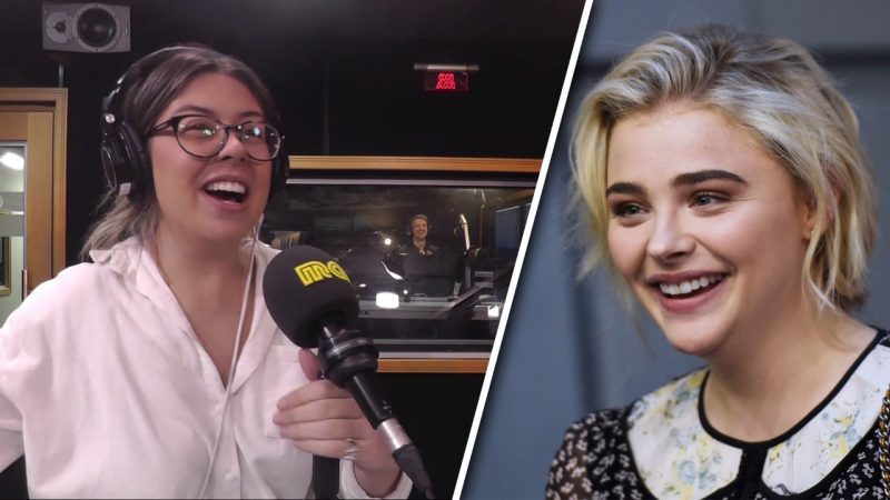 WATCH: The Mai Morning Crew get a surprise phone call from Hollywood actress Chloë Grace Moretz