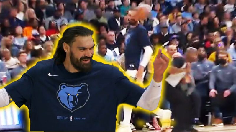 ‘The ball hurt more than Steven’: Steven Adams catches basketball to the face in NBA opener