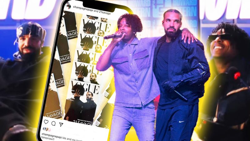 Drake & 21 Savage fake interviews, a Vogue shoot,  and a Tiny Desk gig and it’s crack up
