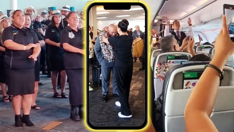Air NZ uses only te reo Māori on flight for first time ahead of kapa haka festival Te Matatini