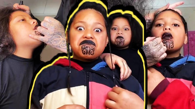 Māori mother and her kids go viral on TikTok for showing off their temporary mokos
