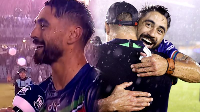Shaun Johnson’s post-match chat after the Warriors comeback win is one of the all time best