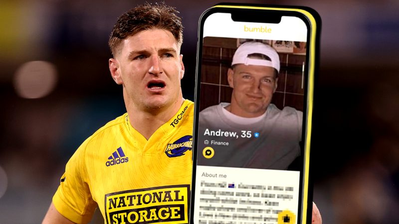 All Black Jordie Barrett's pics have been used in an unbelievably fake dating profile in the UK