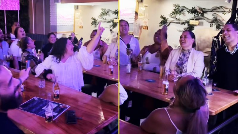 ‘Unreal’: Group of Māori tutors break out into ‘stunning’ Te Reo waiata at an Aussie bar