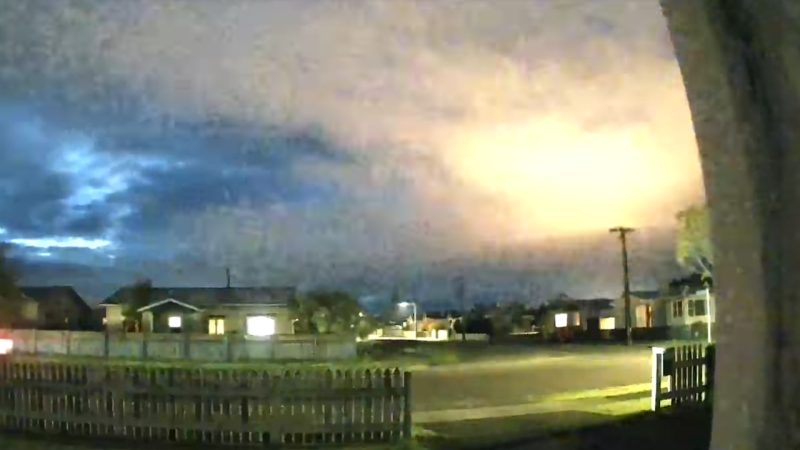 WATCH: Fireball explosion sets Feilding sky alight, sends ‘almighty bang’ throughout town