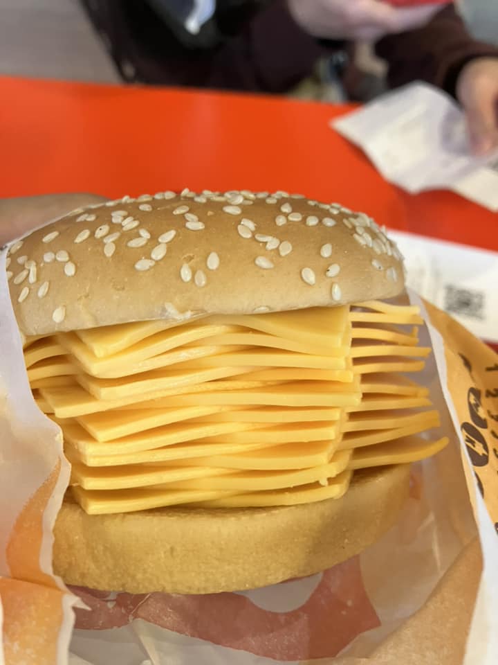 'This is for real': Burger King Thailand's legit new 'cheeseburger' is lowkey outrageous
