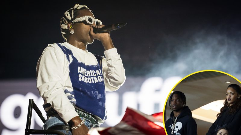 WATCH: Did A$AP Rocky diss Travis Scott over Rihanna at his recent performance?