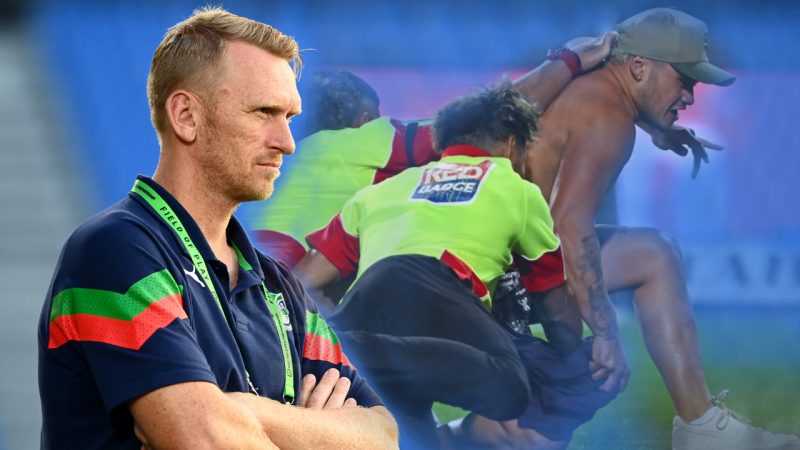 Warriors Coach Andrew Webster pleads Hamilton fans not to invade the pitch at game this weekend
