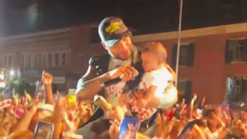 ‘Who Dat Child?’: Parents at Flo Rida show come under fire for crowd-surfing their baby