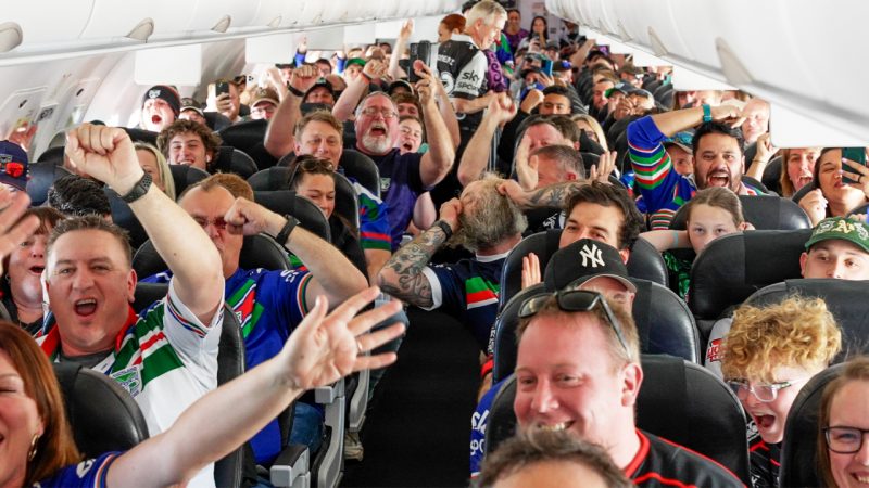 Everything I learnt on Air NZ's 'Wahs Express' flight packed with 170 Warriors fans at 32,000ft