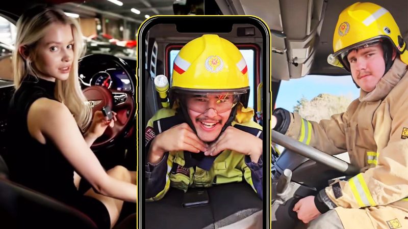Volunteer firefighters in small-town Aotearoa go viral on TikTok for crack-up parody of car ad