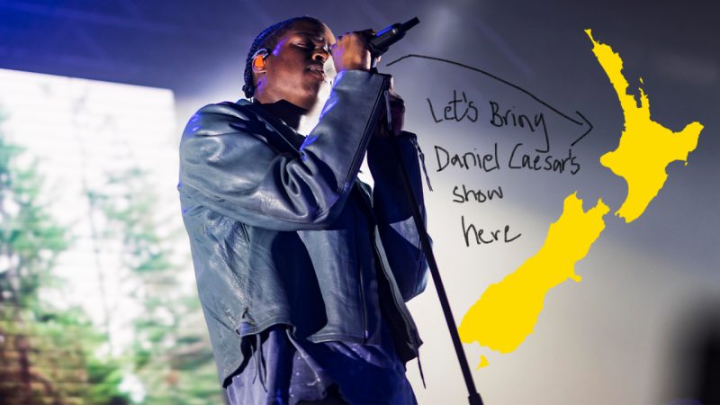 Daniel Caesar left NZ off his Down Under tour dates, but here's how we can get him to come