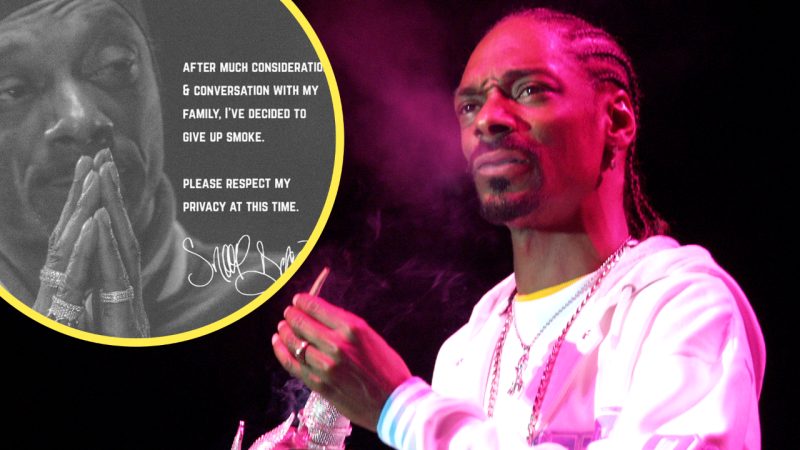 Snoop Dogg says he's 'giving up smoke' but fans reckon he's actually lighting up a new business