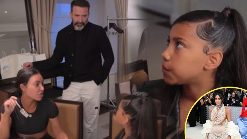 WATCH: North West insults Kim Kardashian's fit in front of the designer who created it