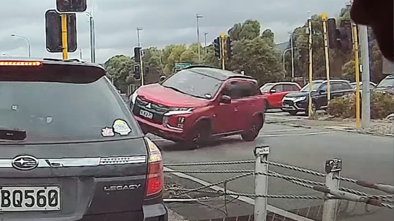 WATCH: 'Dashcam Dickheads' video showing NZ's worst drivers and near-miss moments goes viral