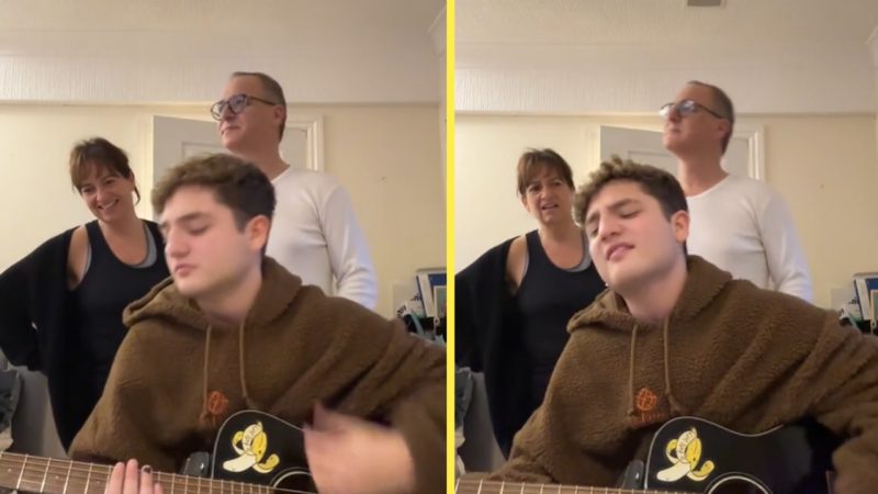 Guy tells his parents he wrote 'Rich Baby Daddy' and the reaction to him singing it is crack up