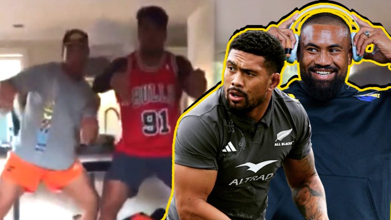A crack up video of All Blacks Ardie and Julian Savea's whip/nae nae in 2015 is going viral