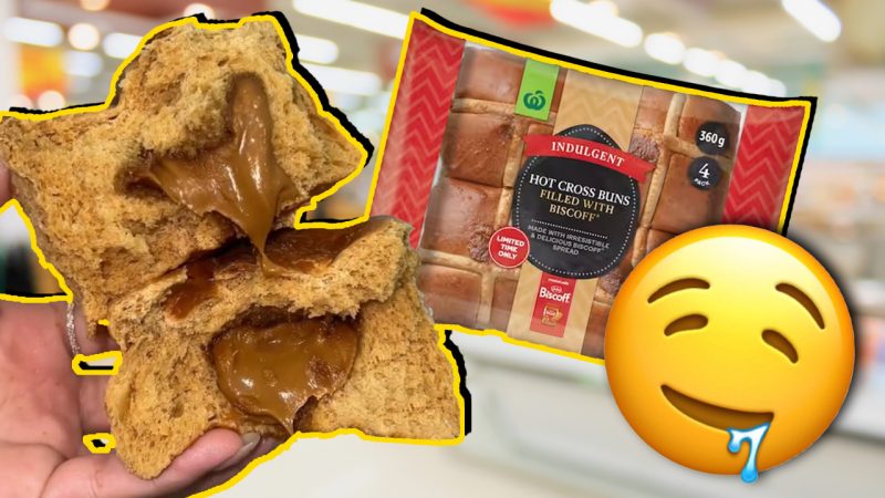 The viral Biscoff hot cross buns have dropped in NZ supermarkets so that's US for easter fam
