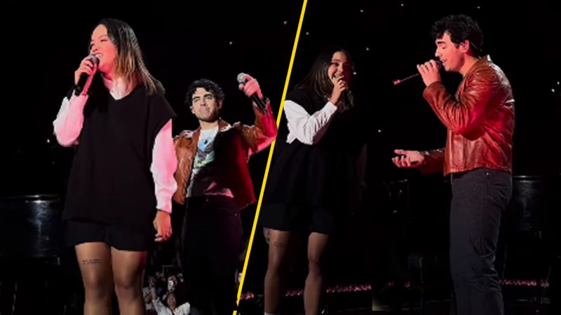 WATCH: Kiwi singer Paige finally sang her duet with the Jonas Brothers in Auckland and aced it