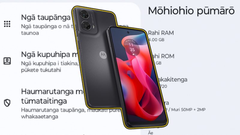 Motorola’s new smartphone has full Te Reo language capabilities and is legit affordable