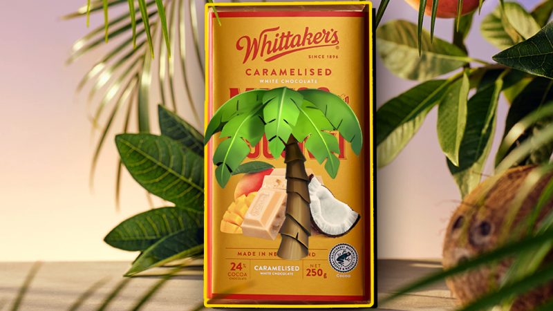 Whittaker's new tropical flavour just dropped AND it's staying for good